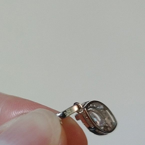 2/$30💕 BNWT Charmed Aroma Sterling Silver Marquis Necklace - Picture 4 of 6